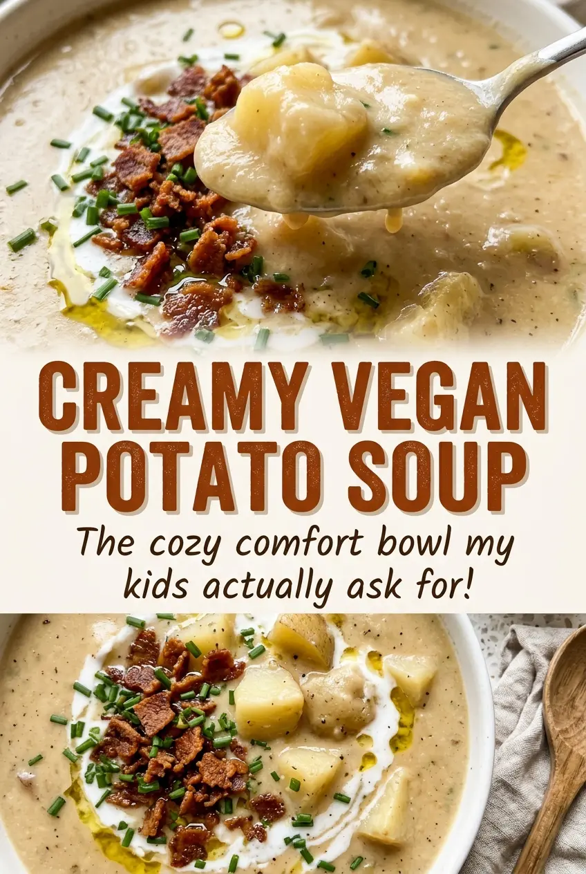 Creamy Vegan Potato Soup smooth, hearty, rustic