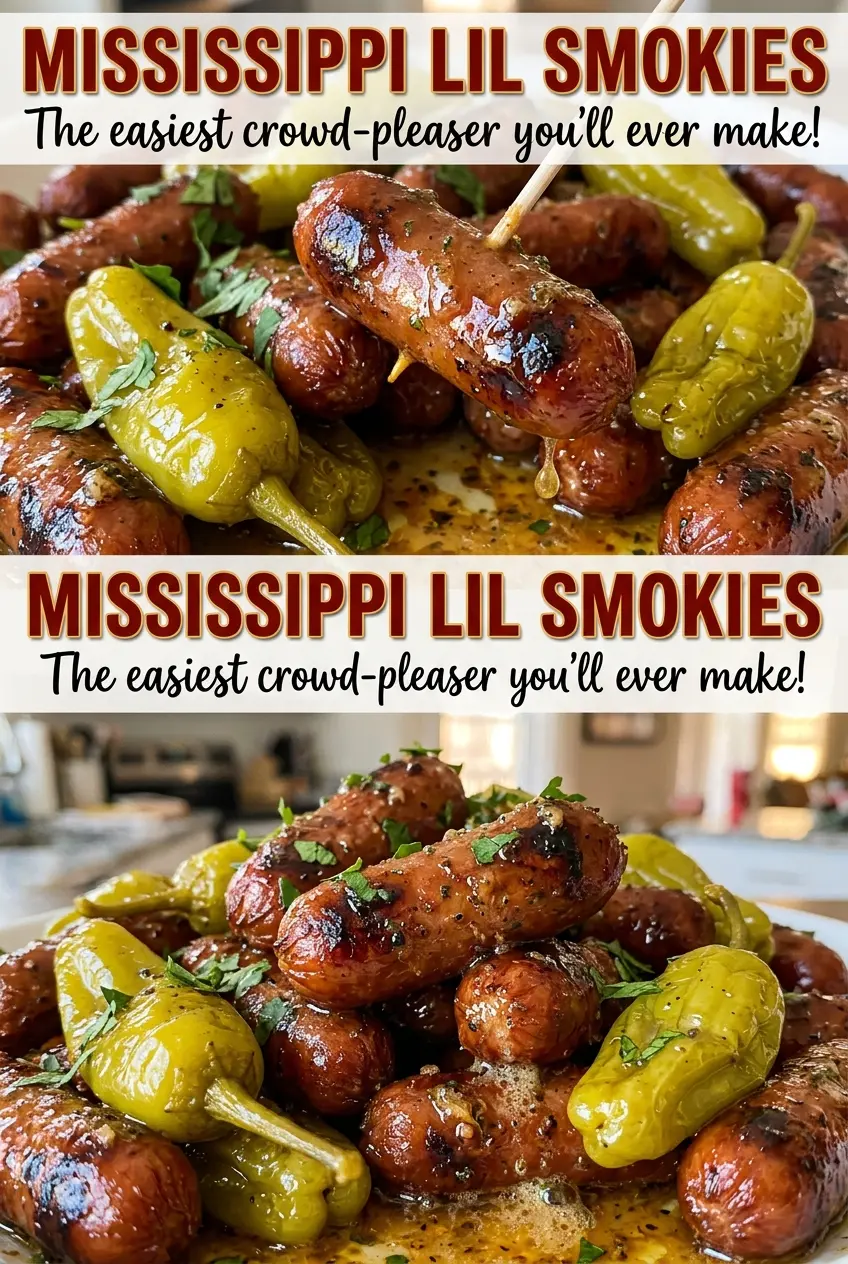 Mississippi Lil Smokies buttery pepperoncini bites